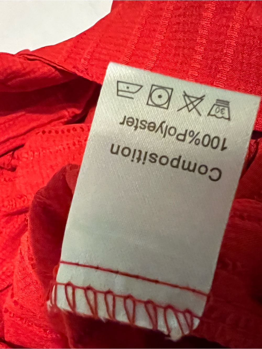 Red Ruffled Sleeveless Jumpsuit - Picture 7 of 12